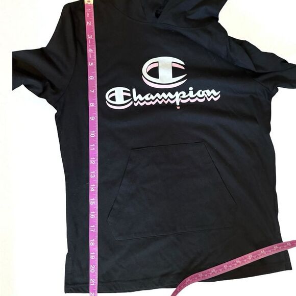 New With Tags Champion Black Pullover with Pink and White Logo Size XL - Picture 5 of 10